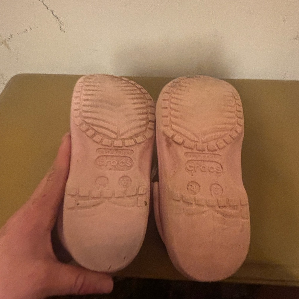 CROCS Kids Light Pink Sandals - Picture 7 of 8